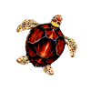 Pattern sea turtle illustration