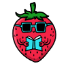 Cool Strawberry, strawberry read book
