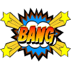 Comic Font Bang Retro Design
