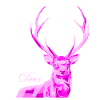 Pink deer