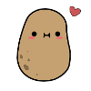 Douce pomme de terre | Kawaii