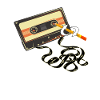 Funny cassette pen