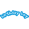 Happy Birthday Boy Comic Logo