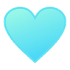 Heart - blue light