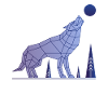 Wolf Alpha Abstract