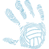 volleyball water polo handprint