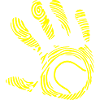 tennis handprint