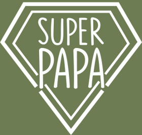 Motif Super Papa - Idée Cadeau Noël & Fête des Pères personnalisé sur vêtement