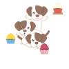 Jack Russel - Terrier - Cake - Cupcake