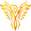 Bird phoenix wing fire