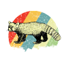 Retro Red Panda
