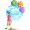 Ballons enfants et astronomie