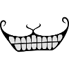 Grinsen / Cheshire cat smile (2c)