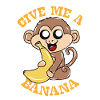 Singe banane