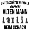 Schach Rentner Opa Geschenkidee