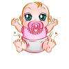 Baby pige graviditet baby shower gave