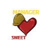 Bauarbeiter Herz Liebe Design
