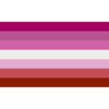Lesbian flag without lips