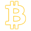 Shiny bitcoin