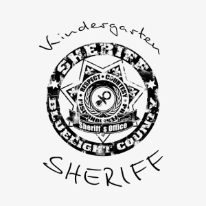kindergarten sheriff schwarz
