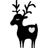 petit renne noir