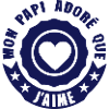 papi love love heart logo