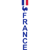 France Coq trois rayures