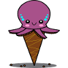 Oktopus Eis