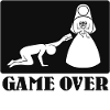Game Over Wedding Marrying Marriage Funny Blague