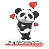 Panda mit Herz Lieblingsmensch