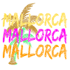 Mallorca and palm trees