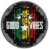 Reggae inspiration with lion symbol