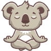 Yoga Meditation Koala