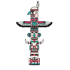 Indian, Totem, Totem, Sculpture, Gift