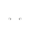 A fox head -White