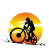 Mountainbike sunset