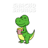 Cadeau de régime T-Rex dinosaure Snackosaurus