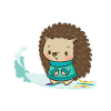 Surfer hedgehog