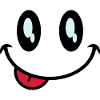 augen smiley zunge