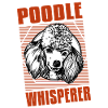 poodle whisperer retro t-shirt
