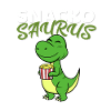 Snackosaurus Dinosaur T-Rex Dino Gift DIät