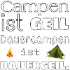 Camping - Campen - Dauercamping Shirt