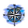 Wind rose compass maritime seafaring