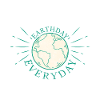 Globe terrestre avec slogan écologique