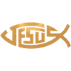 Jesus | Fish in gold