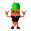 Rock n roll carrot vegetables