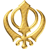Khanda Sikh symbol swords religion Sikhism