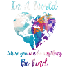 Heart World Map