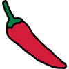 chili pepper drawing, vegetable, paprika hot