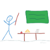 Stickman enseignant, profession enseignante